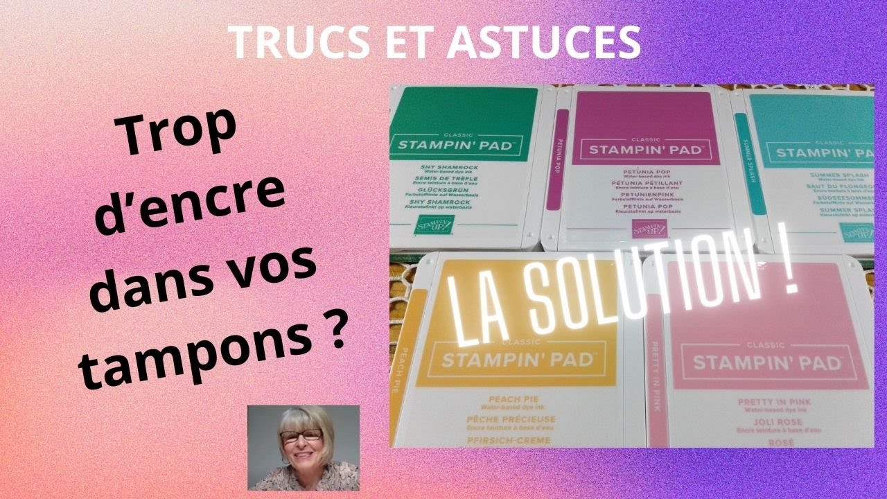 LA SOLUTION DES TAMPONS ENCREURS SURCHARGÉS D'ENCRE