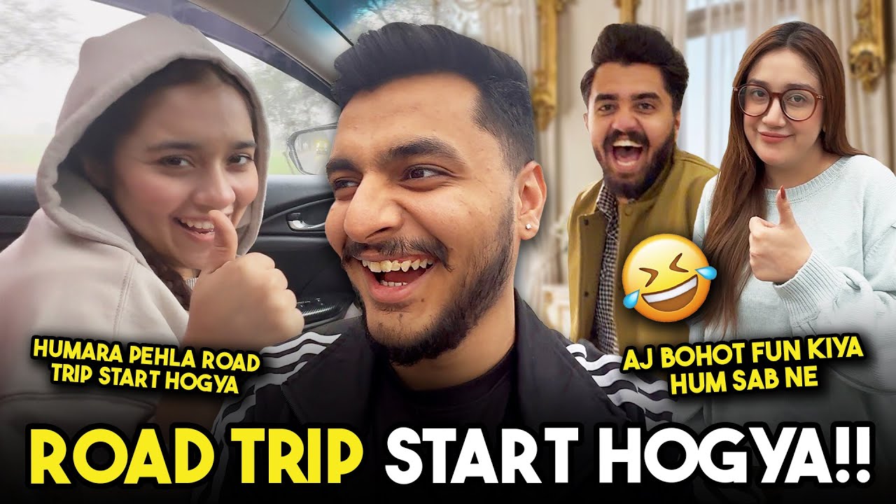 Our First Ever Road Trip After Marriage ❤️ | Aj Humnay Bohot Fun Kiya 😍