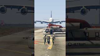 Emergency Airbus Landing While Cargo Helicopter Pilot Makes Quick Escape In Gtav