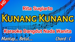 KUNANG KUNANG KARAOKE - Rita Sugiarto - Nada Wanita