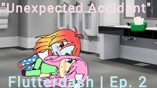 A Sleepover Part 2: Unexpected Accident | Flutterdash ep. 2 (MLP:AU) | GLMMS (Cringe)