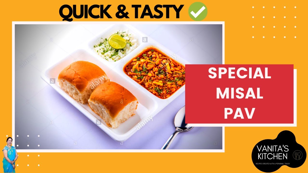 RESTAURANT STYLE MISAL PAV | QUICK AND EASY | PREPARE WITH ALL THE