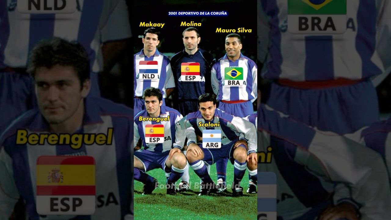 Deportivo de La Coruna squad 2001🔥Nations❤️