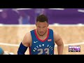 NBA 2K21 New City Uniforms Detroit Pistons Vs Los Angeles Lakers