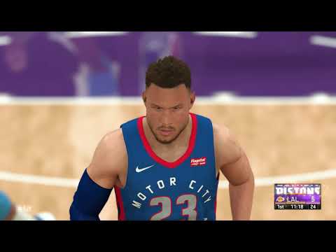 NBA 2K21 New City Uniforms Detroit Pistons Vs Los Angeles Lakers 