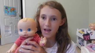 Changing Lousilles Diaper