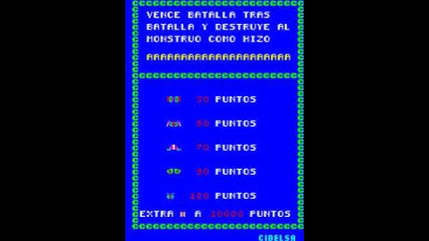 Destroyer Cidelsa set 1 MAME Gameplay video Snapshot -Rom name destryer-