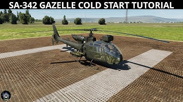 DCS: SA-342 Gazelle Cold start tutorial