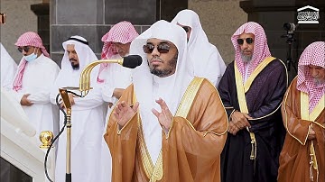 تلاوة بديعة لــغرّيد الحرم أ.د. : ‎#ياسر_الدوسري | صلاة الجمعة 12 صفر 1446هـ ۞ سورتي [الضحى و النصر]