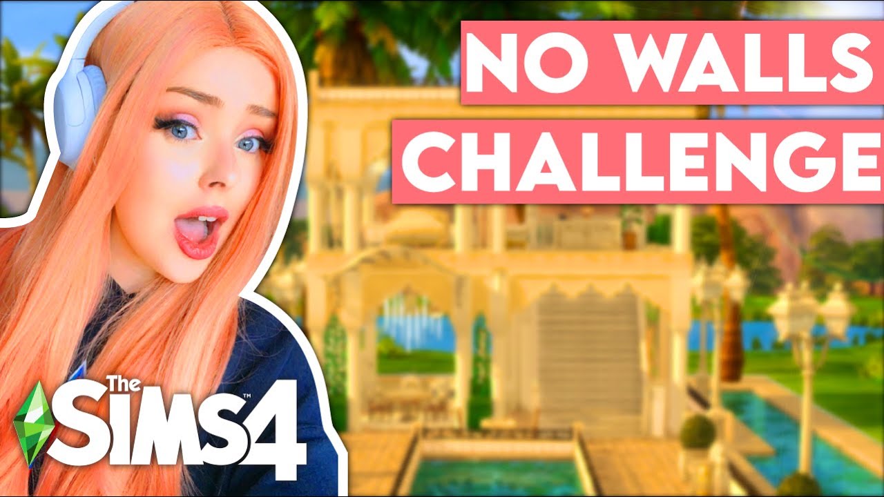 I Tried Building a House with NO WALLS in The Sims 4 ?? Sims 4 House ...