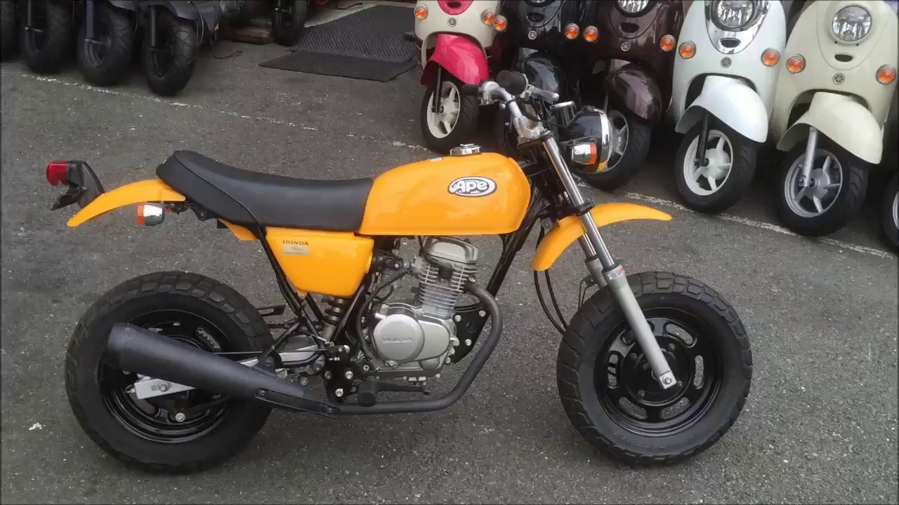 エイプ50 ape50 ほぼノーマル 中古車情報 ホンダ エイプ50（Ape50）ブルー ノーマル車 | 川口輪業