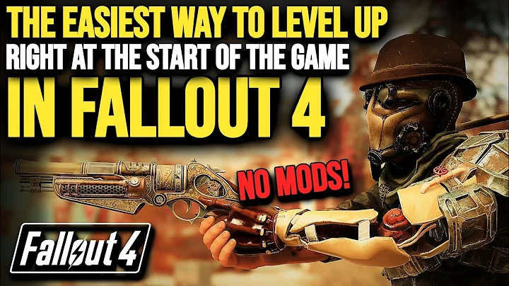The EASIEST Way of Levelling Up XP FAST From the Beginning of FALLOUT 4!