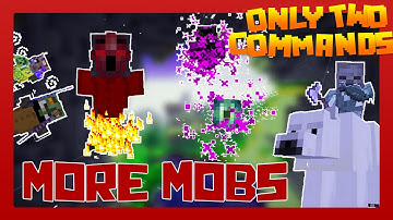 MORE MOBS with only two commands | Minecraft 1.10