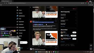 xQc responds to Twitter outrage over his supposed Planned exit of Overwatch league