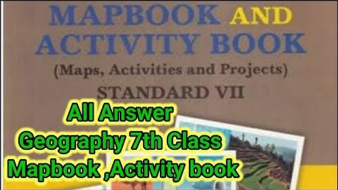 Mapbook and Activity book Geography 7th class