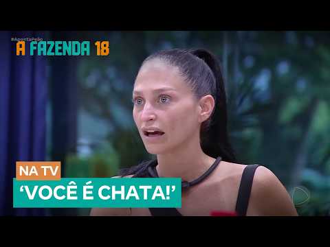 ‘Eu sou gostosa, sou estudada, sou criativa’, debocha Giovanna para Ariela | A Fazenda 18