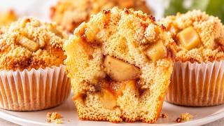 I've Been Looking For This Muffin Recipe For A Long Time! Soft and Fluffy APPLE Muffins in 5 Minutes
