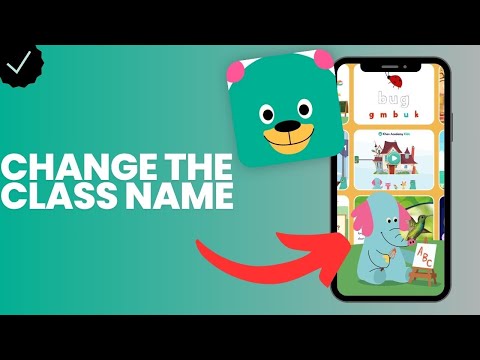How to change the class name in Khan Academy Kids?