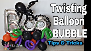 Twisting 260 Balloon Bubbles / DIY / How to make bubbles from balloons / Cum să faci bule din balon