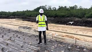 QC/QS on reinforced concrete pavement preparation works
