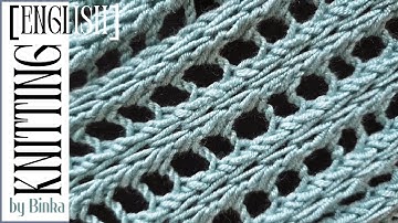 [English] Аn elegant, trendy openwork knitting pattern. How to knit.