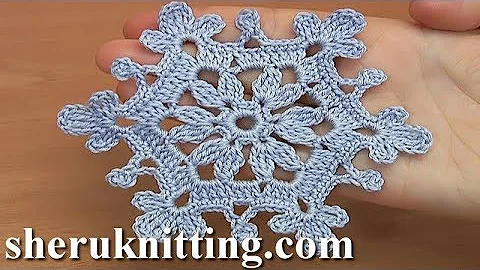 Create Beautiful Crochet Snowflakes