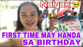 FIRST TIME NIYANG MAY HANDA SA BIRTHDAY NIYA | Cyril's Birthday | 2nd Vlog na ako lang nag shoot