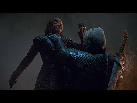 АРЬЯ УБИВАЕТ КОРОЛЯ НОЧИ ARYA STARK KILLS NIGHT KING (3 серия 8 сезон)