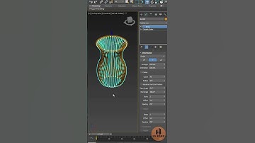 Creating Lamps with Array modifier in 3ds Max #3dsmax