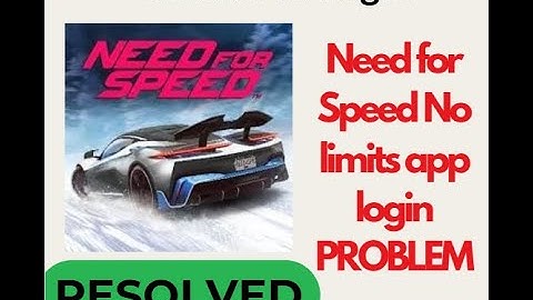 Fix Need for Speed No Limits Login Problem | Unable to Login Android | Easy Solution!