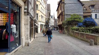 Walking in Rouen ⛅ | Normandy | France | 4K⁶⁰