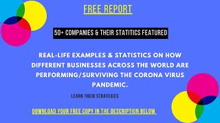 How Businesses Are Surviving the Corona Virus Pandemic| Competitor Analysis| Marketing Strategies