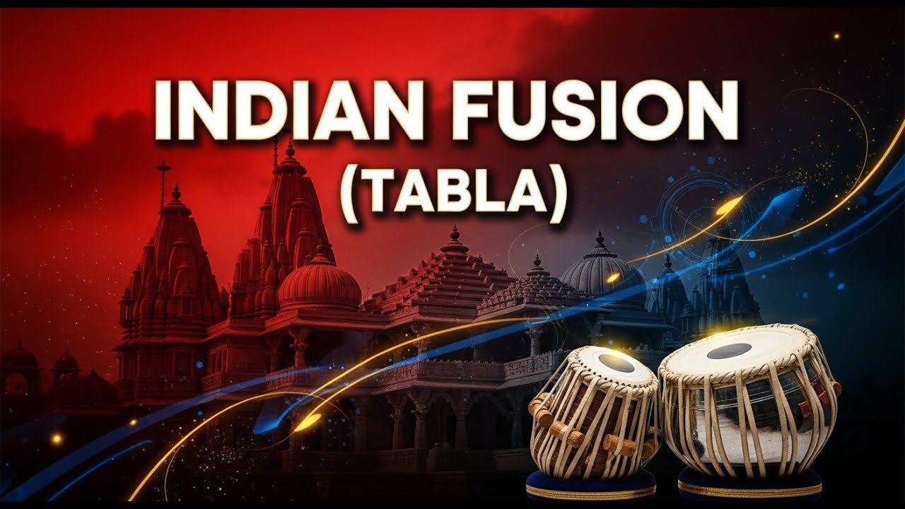 INDIAN FUSION INSTRUMENTAL | TABLA FUSION | Fusion music Instruments | Study finance