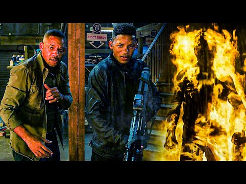 Will Smith luta com o clone do seu clone (cena final de Projeto Gemini)