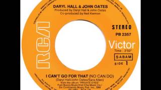 Daryl Hall & John Oates - I Can't Go For That (Dj ''S'' Rework)