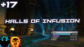 +17 Halls of infusion Fortified | Shadow Priest PoV | Dragonflight WOW 10.2.6