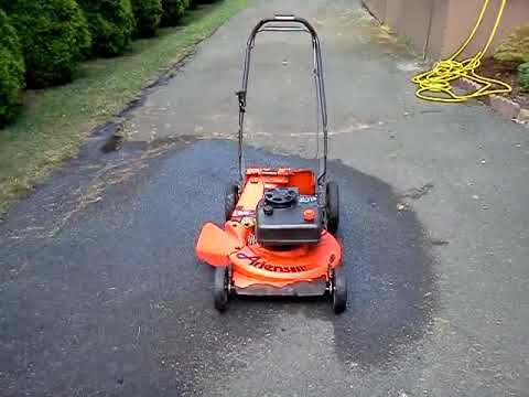 5 HP ariens lawn mower - YouTube