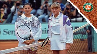 Monica Seles v. Steffi Graf | 1992 Roland Garros Final | Old School Match |