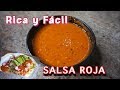 SALSA ROJA FACIL Y RAPIDA PARA TACOS DORADOS