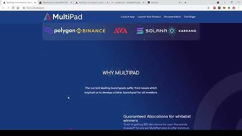 MULTIPAD-  Im not investing in this project. no future