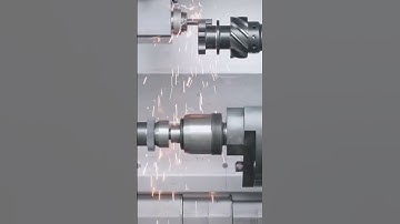 CNC lathe machining workpiece