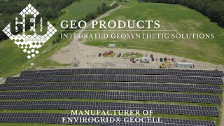 EnviroGrid Geocell for Roadway Stabilization in Solar and Renewable Energy Operations | Geo Products