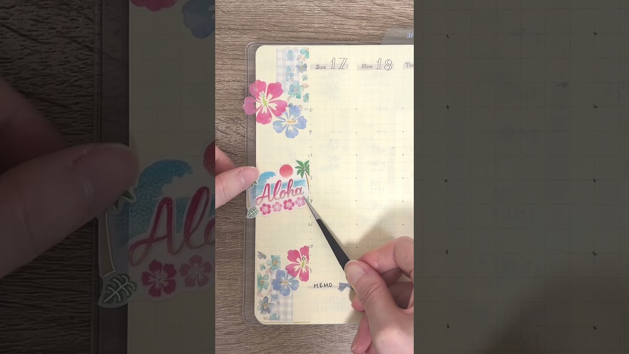 今週のプチデコ|2026年5月③|ハワイアンデコ🌺 #shorts #decoration