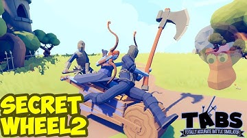 Secret Wheel2! Artemis + Executioner + Mace Spinner vs Every Unit +Bonus+BoBnus - TABS ORIGINAL MODS