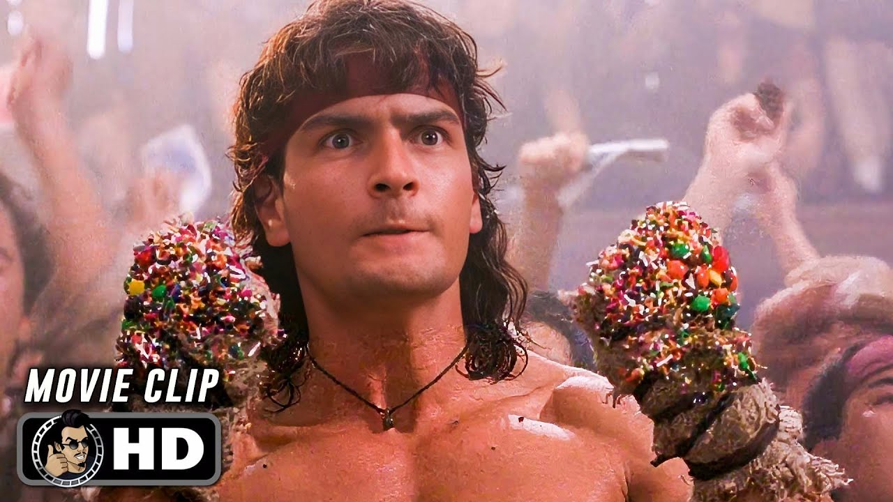 Spoofing RAMBO III Fight Scene | HOT SHOTS: PART DUEX (1993) Movie CLIP HD