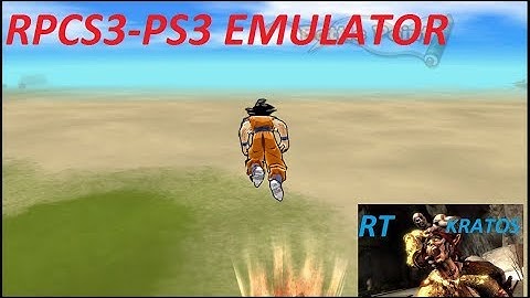 PS3 Emulator-RPCS3-LLVM-OPENGL Dragon Ball z BUDOKAI HD COLLECTION GAMEPLAY TEST