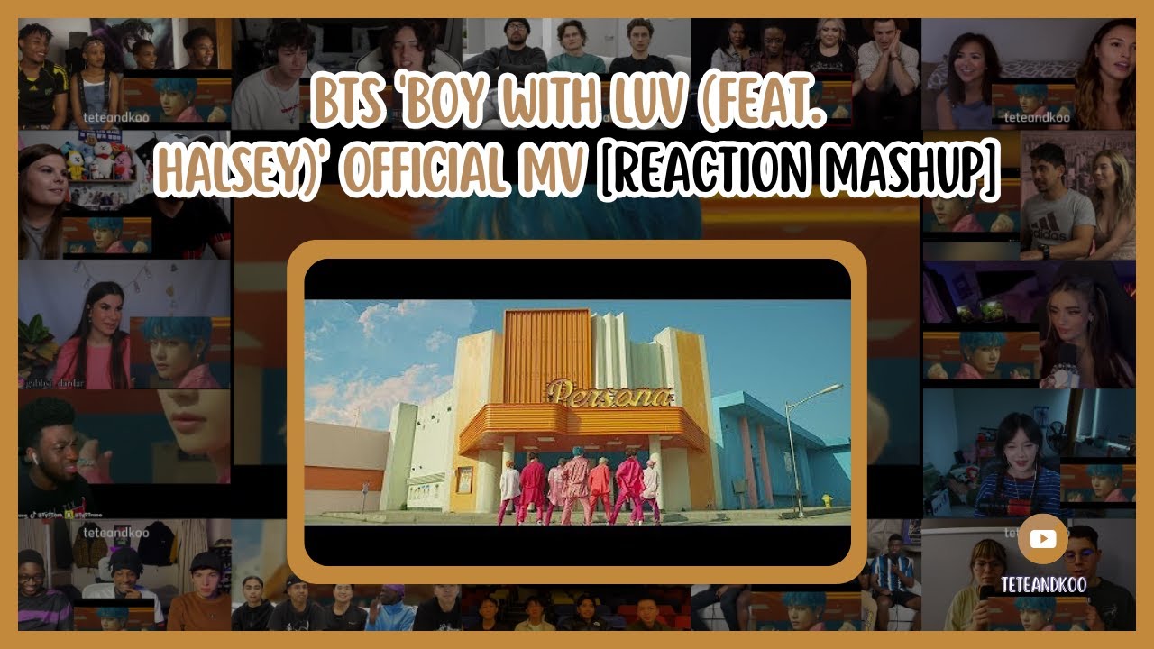 [BTS] BTS (방탄소년단) 'Boy With Luv (feat. Halsey)' Official MV | Reaction Mashup