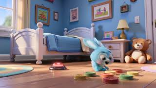 Full Blue bunny pressing the wrong button. #animation #foryou #ai #bunny News