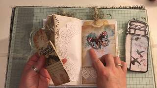 Vintage style travelers notebook