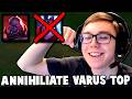 THEBAUSFFS ANNIHILATES VARUS TOP LANE WHILE GETTING CAMPED (BAUSEN LAW SION 1V9)